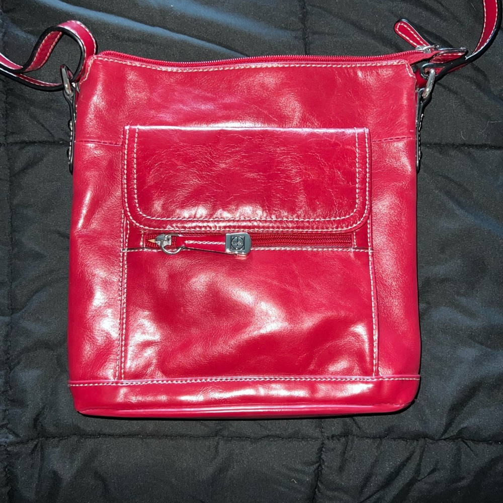 Geoni Bernini leather crossbody